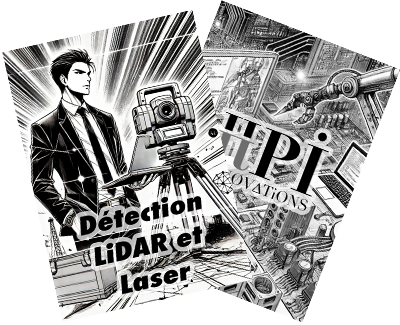Illustration du Lidar et Lazer de HPI